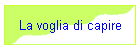 La voglia di capire