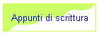 Appunti di scrittura