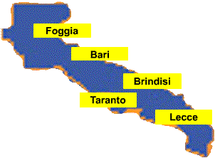 Scegliete la provincia che vi interessa per consultarne gli indirizzari